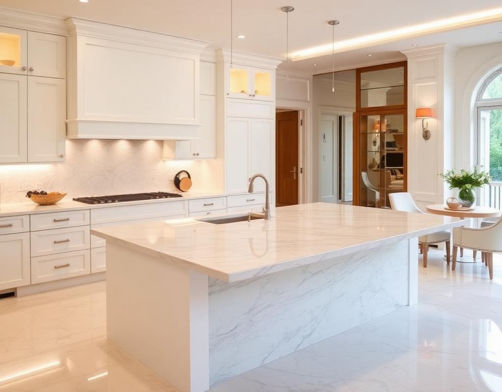 Marble Island Kitchen